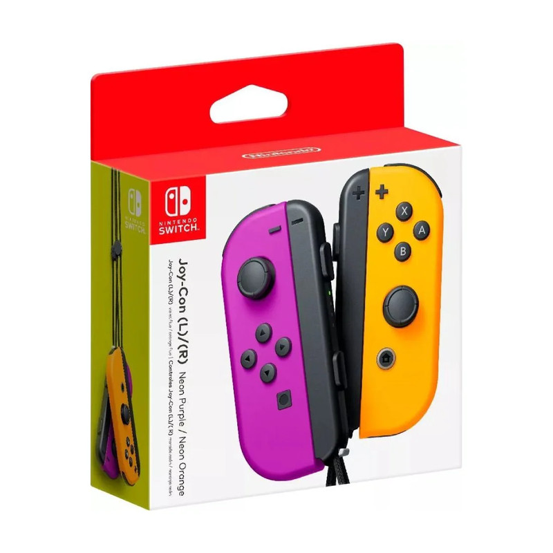 Nintendo Switch Joy-Con Pair - Purple & Orange - وحدة تحكم